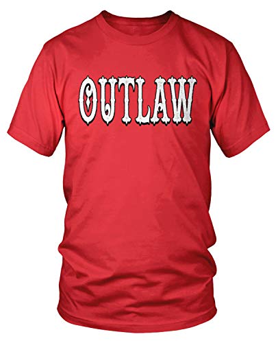 Amdesco Men's Outlaw T-Shirt, Red XL