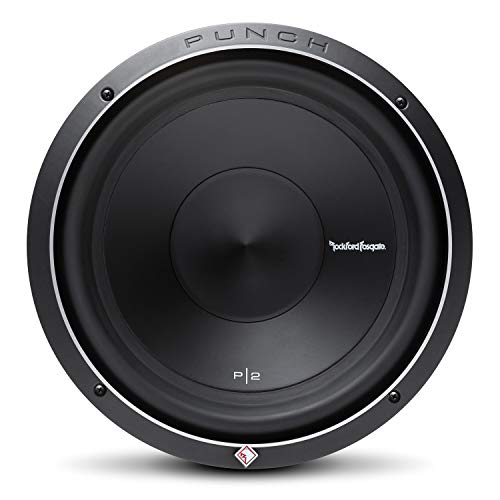 Rockford Fosgate P2D4-12 Punch P2 DVC 4 Ohm 12-Inch 400 Watts RMS 800 Watts Peak Subwoofer Black