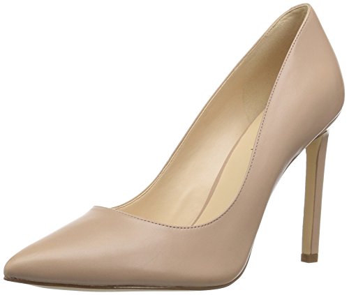 Nine West Women's Tatiana Leather Pump, Natural, 6.5 M US