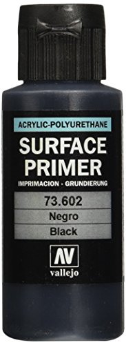 Vallejo Black Primer Acrylic Polyurethane, 60ml