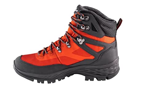 Jack Wolfskin Men's Mid-Top Walking Shoe, Orange Phantom, 8.5
