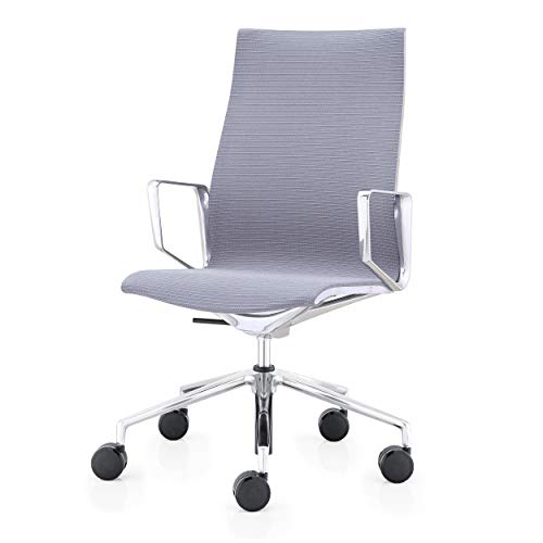 MEELANO Horizon Office Chair, High Back, Gray