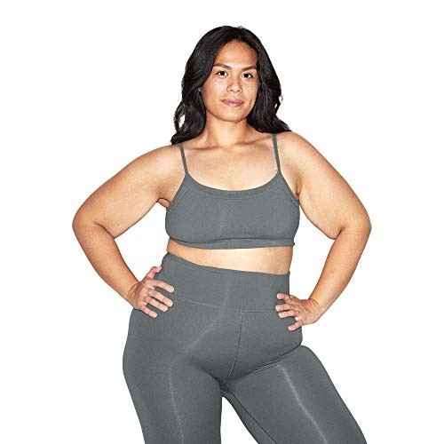 American-Apparel Women's Forward Sleeveless-Sports Bra, Asphalt, Large