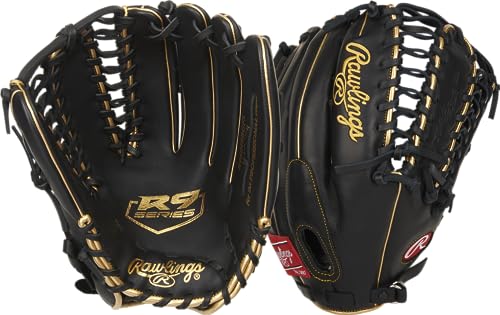 Rawlings | R9 Baseball Glove | 12.75' |Trap-eze Web | Right Hand Throw