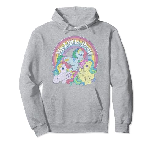 My Little Pony Group Windy, Sunlight, Skydancer Rainbow Logo Pullover Hoodie
