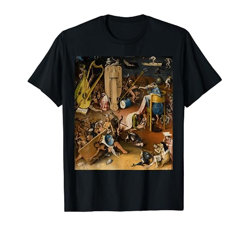 The Garden of Earthly Delights Famous Painting By Bosch T-Shirt