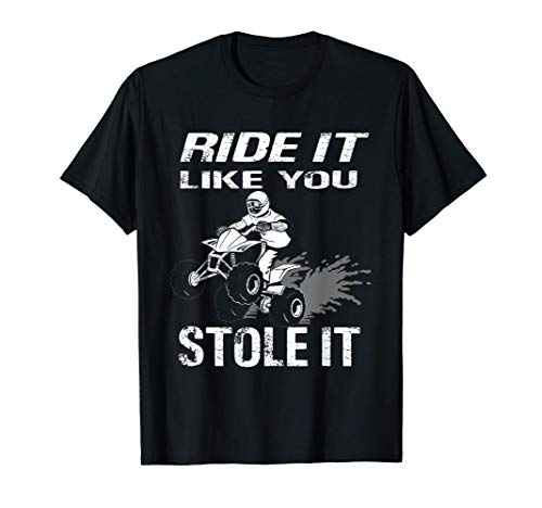 Quad bike atv adrenalin fans rider offroad racing road bikes T-Shirt