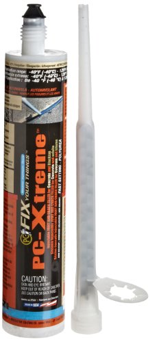PC Products PC-Xtreme Polyurea Joint Filler, Concrete and Blacktop Sealant, 8.6oz Cartridge, Gray 92507