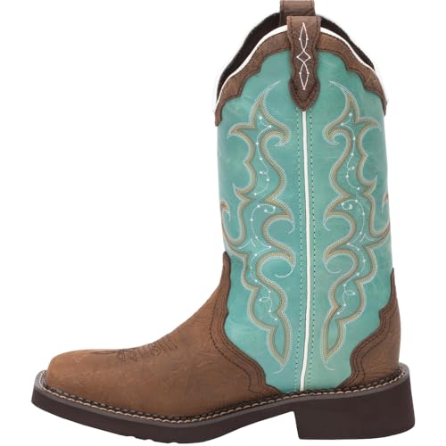 Justin Boots Womens GY2904 Barnwood Cow 9 B Brown