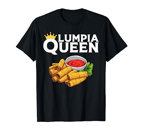 Funny Lumpia Queen Gift For Filipino Food Lover Women Kids T-Shirt