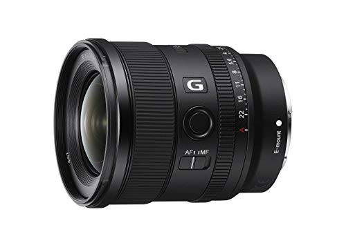 Sony FE 20mm F1.8 G Full-Frame Large-Aperture Ultra-Wide Angle G Lens, Model: SEL20F18G (Renewed)