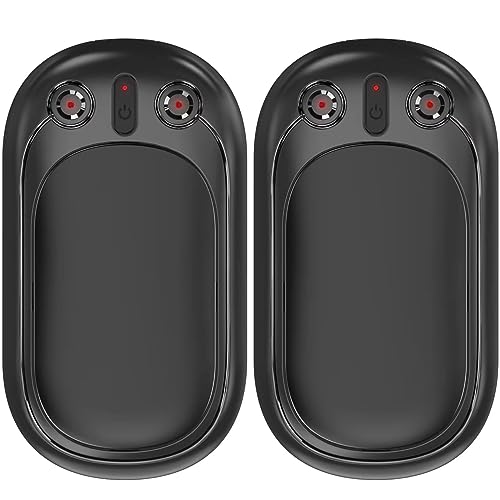 Hand Warmers Rechargeable, SECHKISS 2-Pack 5000mAh Reusable Portable Hand Warmer, 2 in 1 Electric Pocket Warmer Great for Outdoor, Hunting, Golf, Camping, Warm Gifts for Women Men…