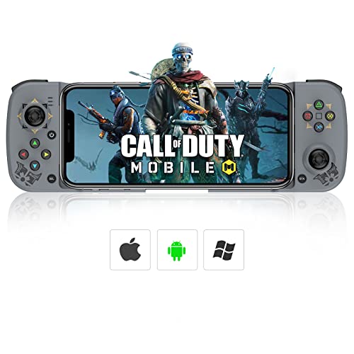 Joso Wireless Controller for Android, iPhone, Bluetooth Gamepad Joysticks for Samsung Galaxy 22/21/20, iPhone 14/14 Plus/14 Pro/14 Pro Max/13 Pro Max, COD Mobile, APEX, Genshin Impact - Direct Play