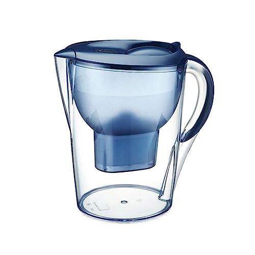 3 litres Water Filter Jug Combo 1 Advanced Filter, Kitchen Fridge Door Water Filter Jug, Reduction Microplastics, Chlorine, Limescale Impurities,A