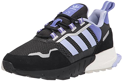 adidas Originals Women's ZX 1K Boost, Black/Violet Tone/Purple, 8.5