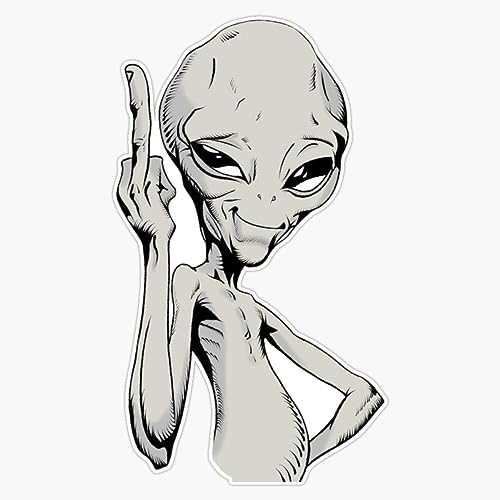 Alien Paul Vinyl Window Bumper Sticker Decal 5'