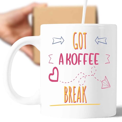 Humorous Gift Idea Funny Koffing - Humorous Friend or Coworker Gift Idea - Cute and Multicolor Novelty 11 Oz White Ceramic Coffee Mug
