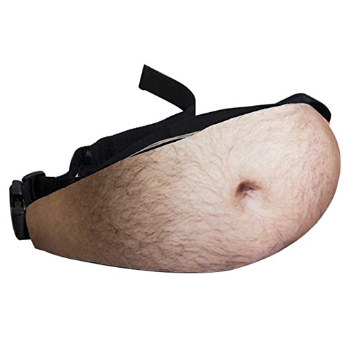 Dad Bag Beer Belly Fanny Pack Funny Waist Pack with Adjustable Belt for Gag Gift