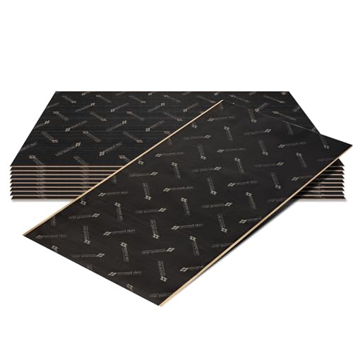Second Skin Damplifier Premium Car Sound Deadening Material (1mm) – Butyl Rubber Auto Sound Deadener Mat (20 Sq Ft, 10 Sheets) – Made in The USA