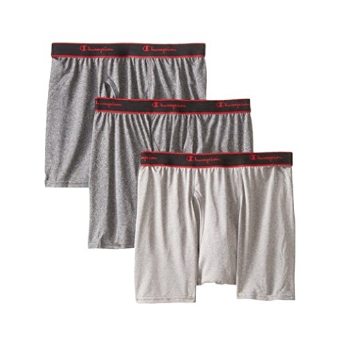 Champion Men's Elite X-Temp Boxer Briefs w/Vapor Technology, Value Packs (X-Large (40-42'), Assorted)