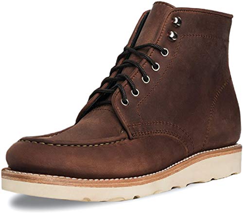 Thursday Boot Company Men's Diplomat Moc Toe Leather Boot, Arizona Adobe, 11