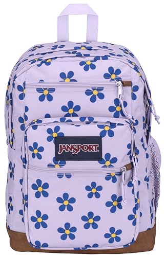 JanSport Cool Backpack, Precious Petals Pastel Lilac, One Size