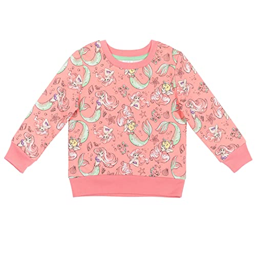 Disney Princess Ariel Toddler Girls French Terry Sweatshirt Ariel 4T