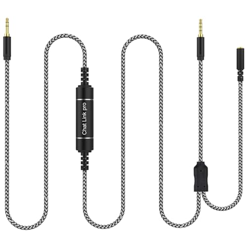 Zosvoses Chat Link Pro Cable Compatible with Elgato HD60 X, HD60 S+, HD60 S, HD60 Pro, HD60, 4K Pro Capture Card for PS5, PS4, Nintendo Switch, Xbox One, Capture Voice Chat, Gameplay Sound 8.5ft