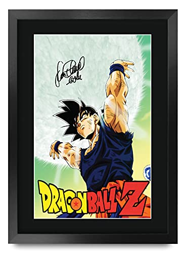 HWC Trading Dragonball Z Sean Schemmel 16 x 12 inch Framed Gifts Printed Signed Autograph Picture for TV Memorabilia Fans - 16' x 12' Framed