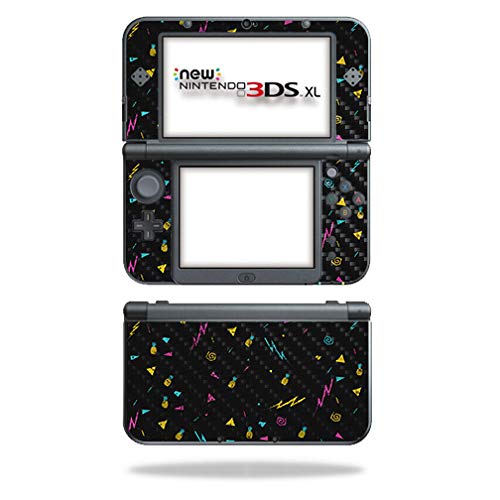 MightySkins Carbon Fiber Skin for Nintendo New 3DS XL (2015) - Magic Pineapple | Protective, Durable Textured Carbon Fiber Finish | Easy to Apply, Remove, and Change Styles | Made in The USA