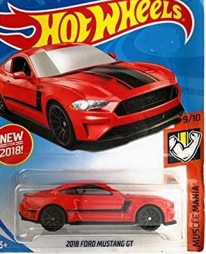 Hot Wheels 2018 50th Anniversary 2018 Ford Mustang GT 337/365, Red