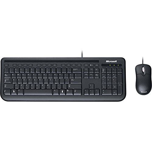 Microsoft 3J2-00001 Wired Desktop 600 for Business - Wired Keyboard and Mouse Combo. Spill Resistant Design.