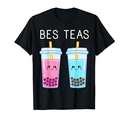 Bubble Tea Boba Tapioca Pearls Milk Drink Kawaii Friend T-Shirt