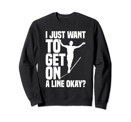 Slackliner Gear Board Slackline Swing Set Slacklining Sweatshirt