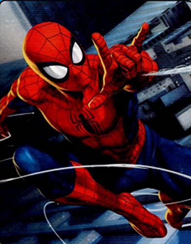 Spiderman Silk Throw Blanket Go Spidey 40' x 50'