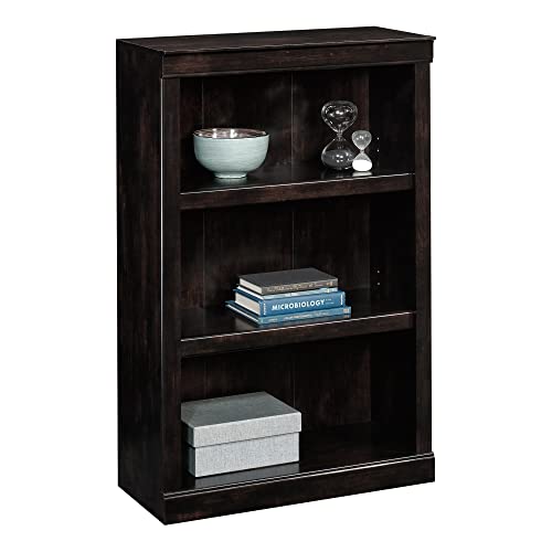 Realspace 45' H 3-Shelf Bookcase, Peppered Black