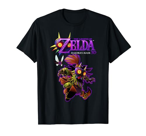 Legend Of Zelda Majoras Mask Skull Kid Portrait Logo T-Shirt