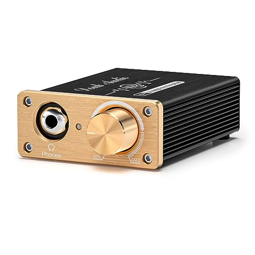 Douk Audio U3 Headphone Amps, Mini Hi-Fi Amplifier for Home Desktop PC 6.35mm / 3.5mm Headsets, Class A, RCA Input, DC 5V