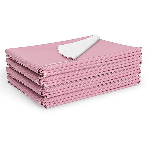 Medline - MDTR1227073AZ Softnit 300 Washable Underpads, Pack of 4 Large Bed Pads, 34' x 36', For use as incontinence bed pads, reusable pet pads, great for dogs, cats, and bunny