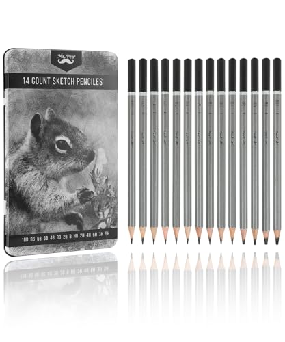 Mr. Pen- Sketch Pencils for Drawing, 14 Pack, Drawing Pencils, Art Pencils, Graphite Pencils, Graphite Pencils for Drawing, Art Pencils for Drawing and Shading