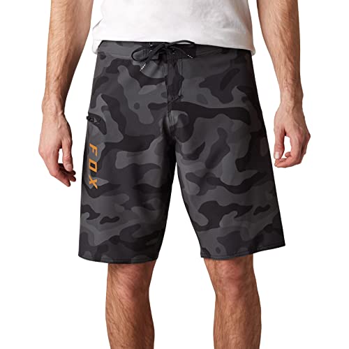 Fox Racing Men's Standard Overhead Stretch Boardshort 21', Black CAMO, 36
