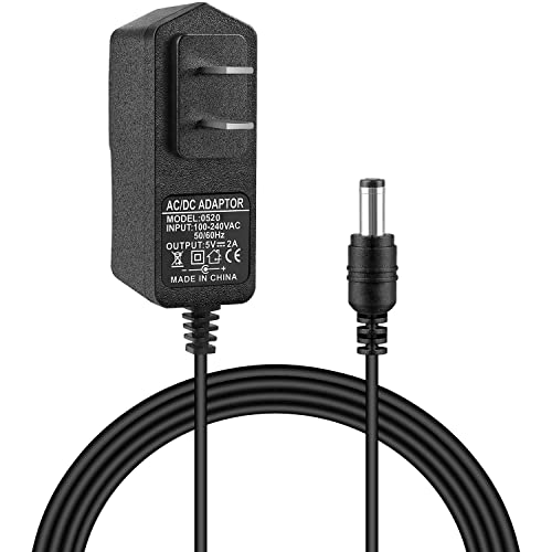 Waysse 5V 2A AC Adapter, 5V 2A Power Supply Adapter, 5V 2A LED Power Supply 100V-240V AC Power Adapter Wall Charger for TV Box, Camera, Speaker,Router & More DC 5V Devices