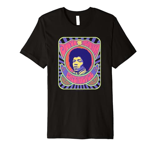 Jimi Hendrix Psychedelic Poster Premium T-Shirt