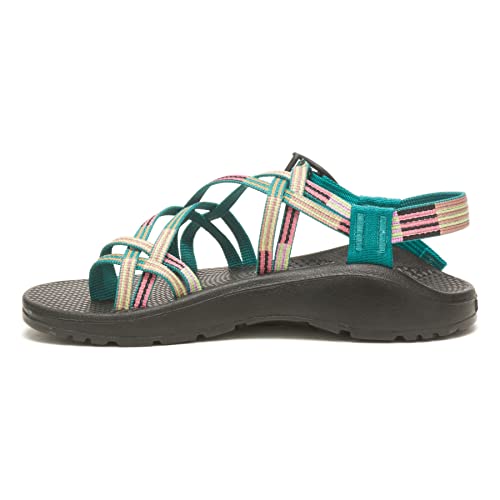 Chaco Women's ZX/2 Cloud Outdoor Sandal, Line Hang Teal, 8