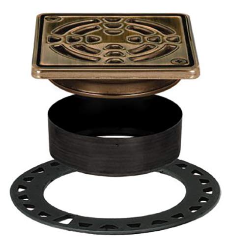 Schluter Kerdi-Drain Grate Kit, 4' Oil Rubbed Bronze