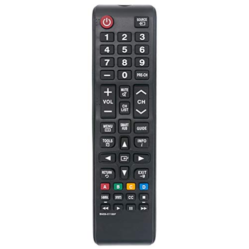 New BN59-01199F Replacement Remote Control fit for Samsung TV UN50J6200AF UN50J620DAF UN50MU6070F UN55J6200AF UN55J6201AF UN55J620DAF UN55JU6400F UN55JU640DF UN58MU6100F UN60J6200AF UN60J620DAF