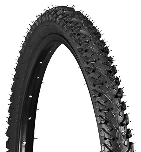 Schwinn Replacement Bike Tire, Mountain Bike, High Traction Tread, 26 x 1.95-Inch, Black with Carbon Steel Bead