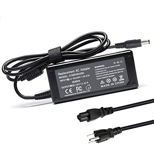 65W AC Adapter Laptop Charger for Toshiba Satellite C55 C55t C55dt C55D L55 L55D L55t P55 P55T S55 S55T C55-a5302 C55-a5300 C655 C655D C675 C850 C855 L655 L675 L755 L775D Portege Z30 Z930 Z835