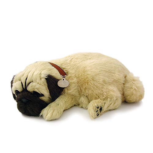Original Petzzz Huggable Pug Puppy, Realistic, Lifelike Stuffed Interactive Pet Toy, Companion Pet Dog with 100% Handcrafted Synthetic Fur – Perfect Petzzz