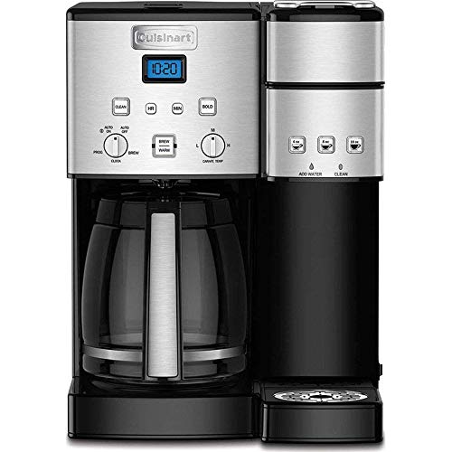 Cuisinart SS-15FR 12 Cup Coffeemaker Brewer Coffemaker/Single-Serve One Size Silver (Renewed)